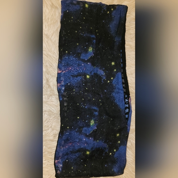 Galaxy Knit Mesh Infinity Scarf - Picture 3 of 5